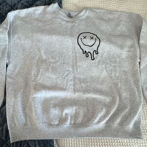 Overstimulated Club Smiley Crewneck